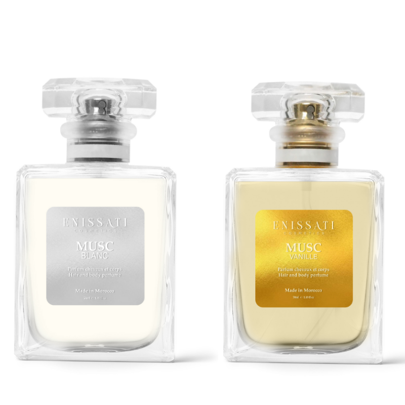 Unwiderstehliches Duo: Parfum Weißer Moschus + Parfum Weißer Moschus Vanille
